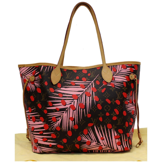 Louis Vuitton Jungle Dots Neverfull mm Tote Bag