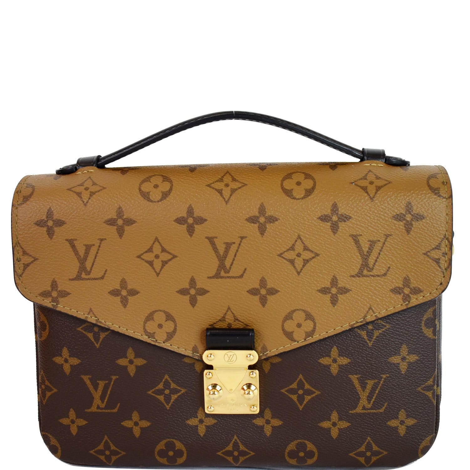 Louis Vuitton Pochette Metis Brown Monogram Reverse Canvas Shoulder Ba -  MyDesignerly