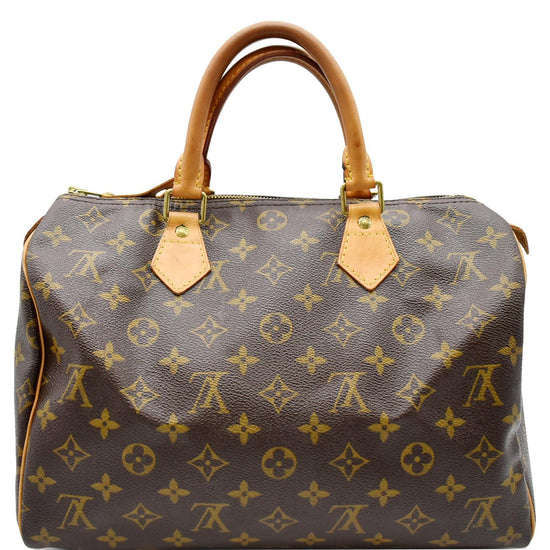 Louis Vuitton Speedy 30 Monogram Canvas Satchel Bag - DDH