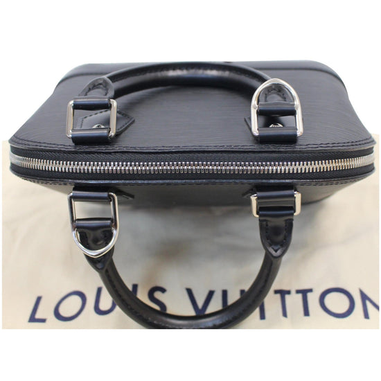 Louis Vuitton Black Noir Epi Alma BB Crossbody Bag - ShopperBoard