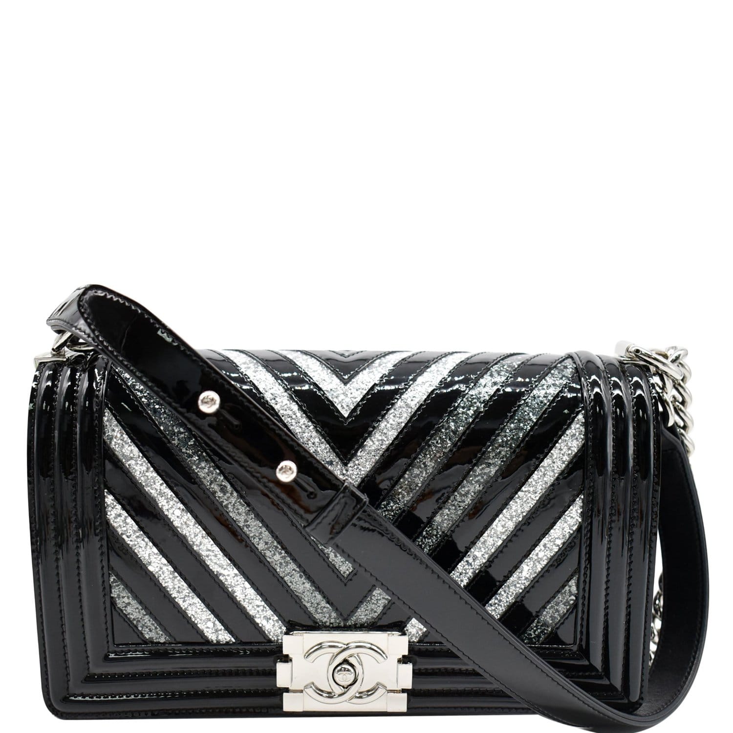 Pre-owned Alma Black Glitter Handbag