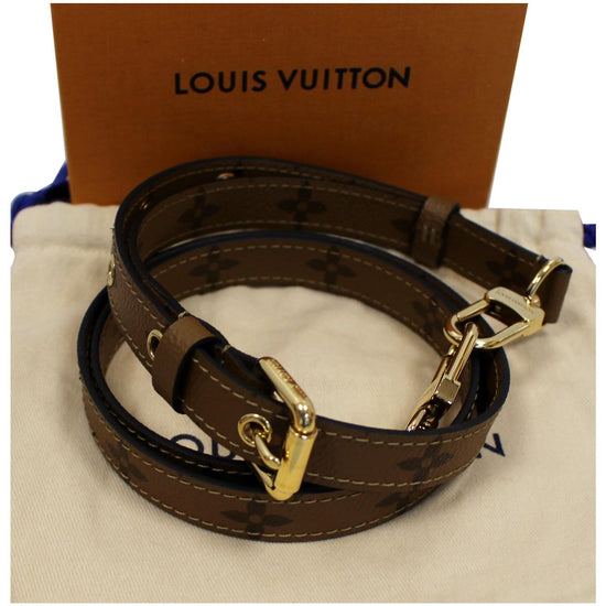 Louis Vuitton Reverse Monogram Canvas Adjustable Strap (SHF-18427