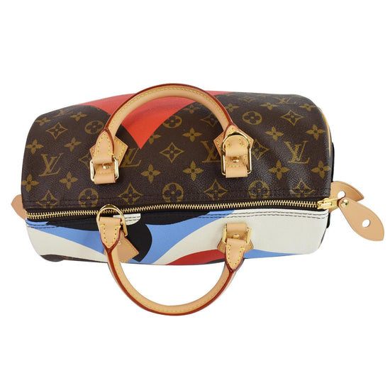 Louis Vuitton Speedy Bandouliere 30 Game On Monogram in Coated Canvas with  Gold-tone - US