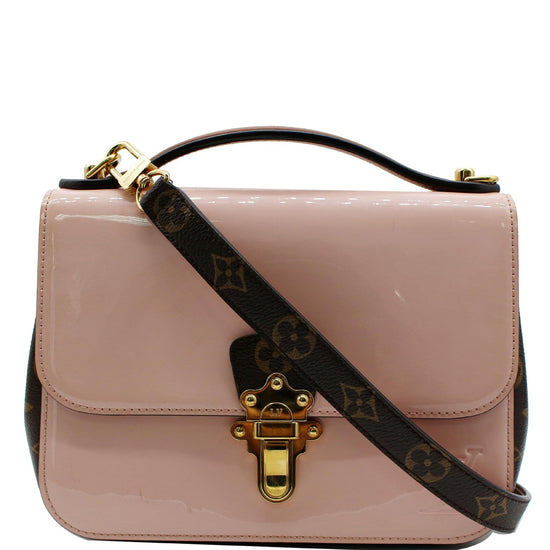 Cherrywood patent leather handbag