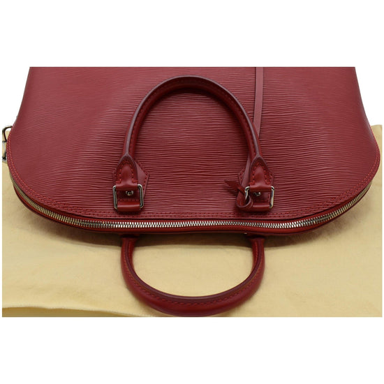 Néo alma leather satchel Louis Vuitton Red in Leather - 33342448