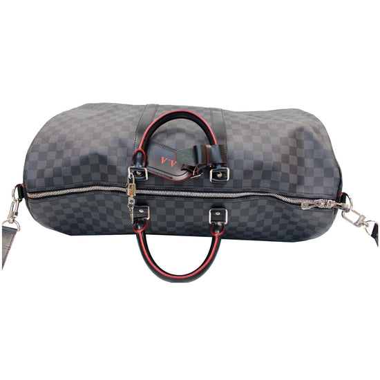 Keepall 55 Damier Graphite Bandouliere – Keeks Designer Handbags