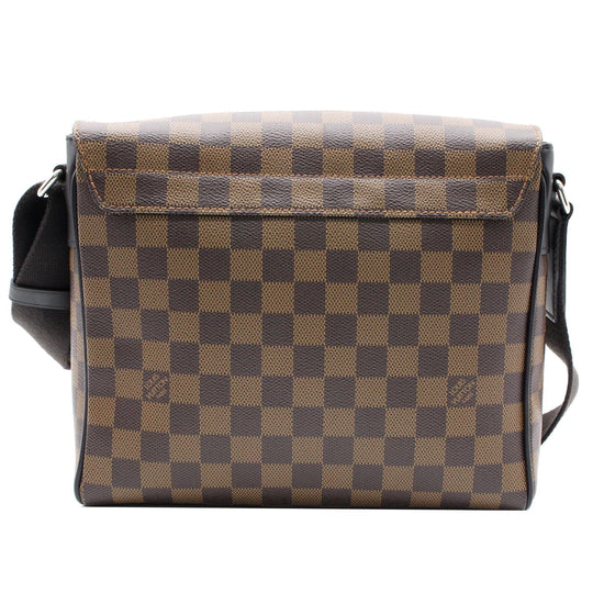 Louis Vuitton Damier Ebene Canvas District Pm in Brown for Men