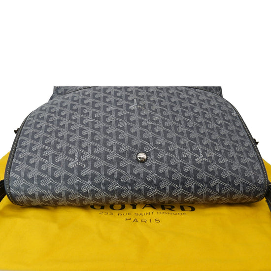 Goyard Capetien Coated Canvas Messenger Bag Grey - Hot Deals