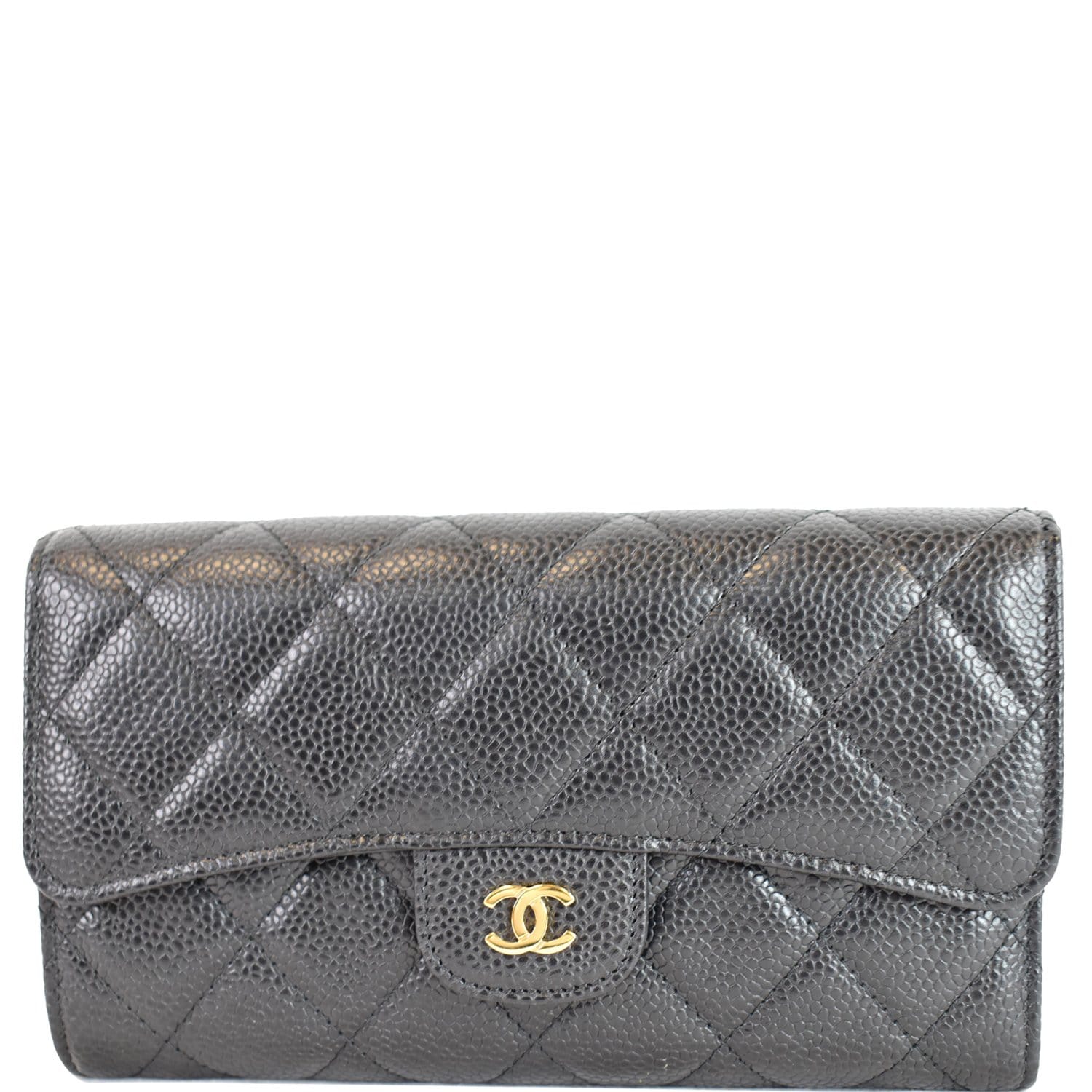chanel long wallet with chain
