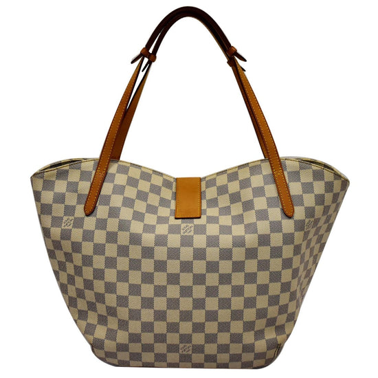 LOUIS VUITTON Damier Azur Salina GM Shoulder Bag