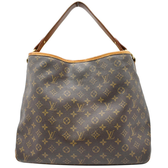 Louis Vuitton Brown Monogram Canvas MM Delightful Shoulder Bag – On Que  Style