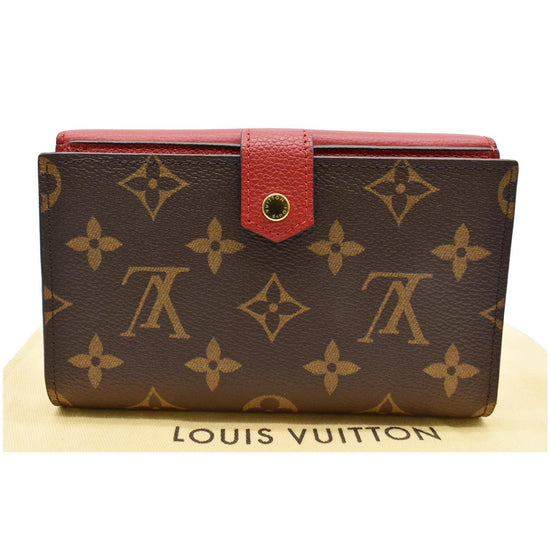 LULUX-The Luxury Hub - Louis Vuitton LV Women Pallas Compact Wallet In  Monogram Canvas With Colored Calf Leather  vuitton-lv-women-pallas-compact-wallet-in-monogram-canvas-with-colored-calf-leather/