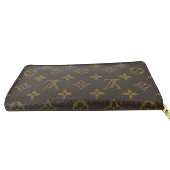 Zippy cloth wallet Louis Vuitton Brown in Cloth - 23387450