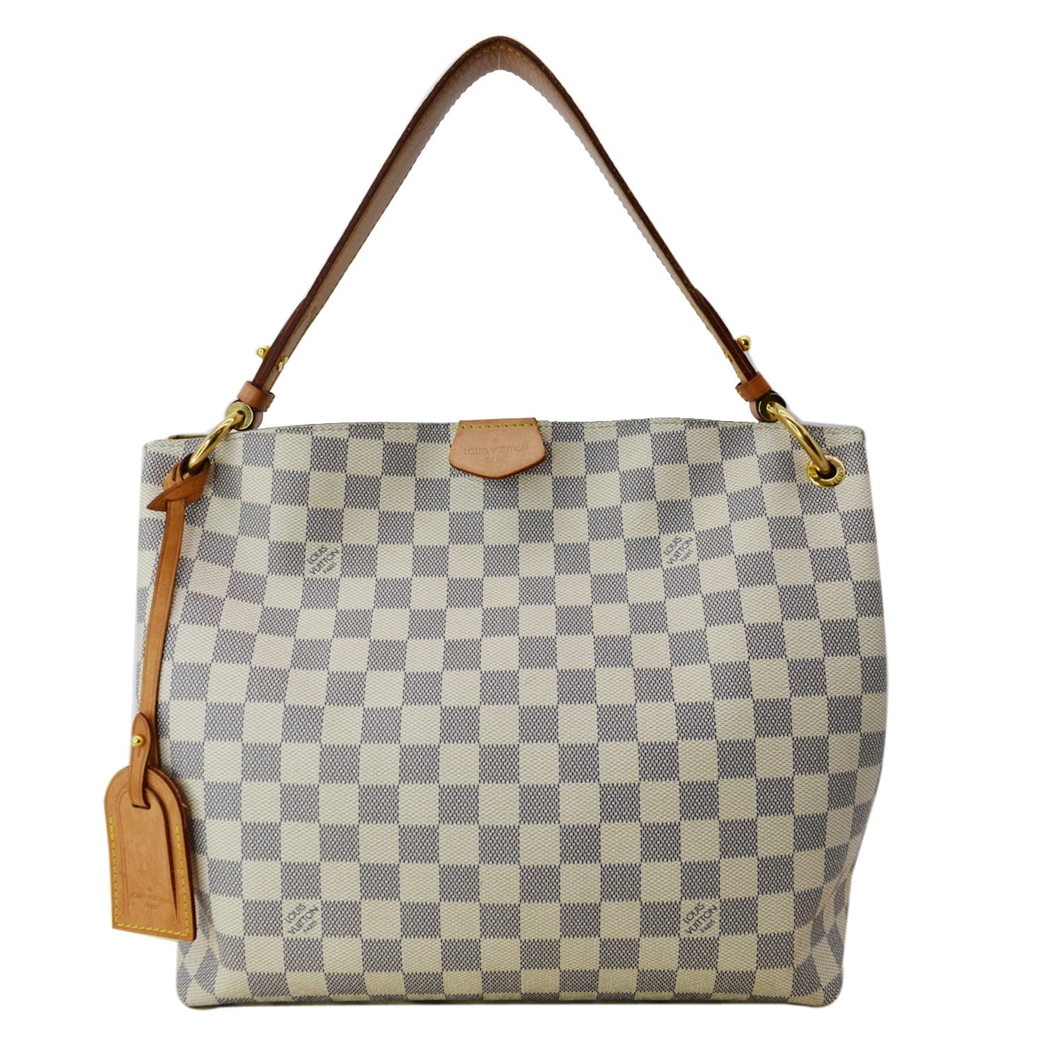 Louis Vuitton Graceful PM Damier Azur Shoulder Bag