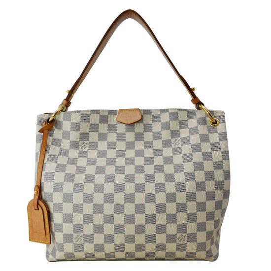 Louis Vuitton Tote Graceful Pm Damier Ebene Canvas Hand Bag Added Insert  A990-D Leather ref.641133 - Joli Closet