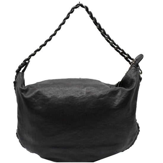 Chanel Black Modern Chain Large Hobo Chanel