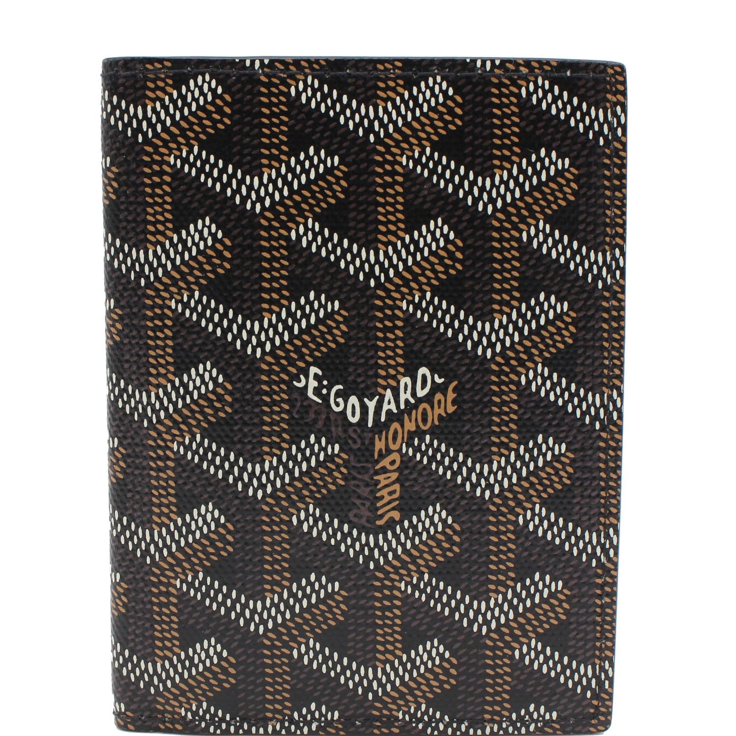 GOYARD Bi-Fold Coated Canvas Wallet Black