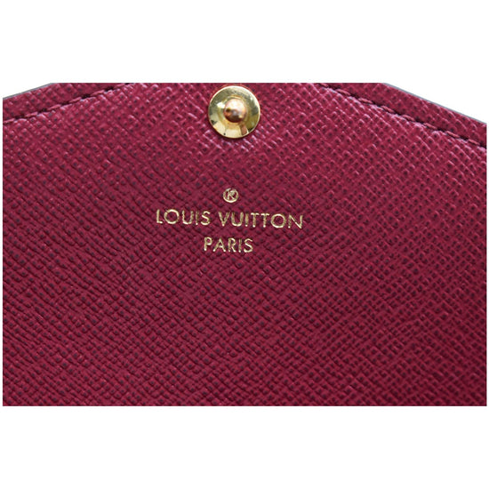 Shop Louis Vuitton SARAH Monogram Calfskin Canvas Leather Logo Long Wallets  by KICKSSTORE