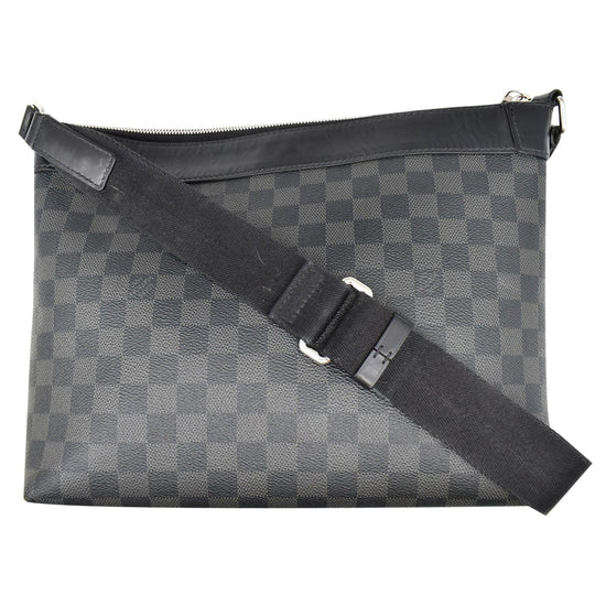 LOUIS VUITTON Mick PM Damier Graphite Messenger Bag Black