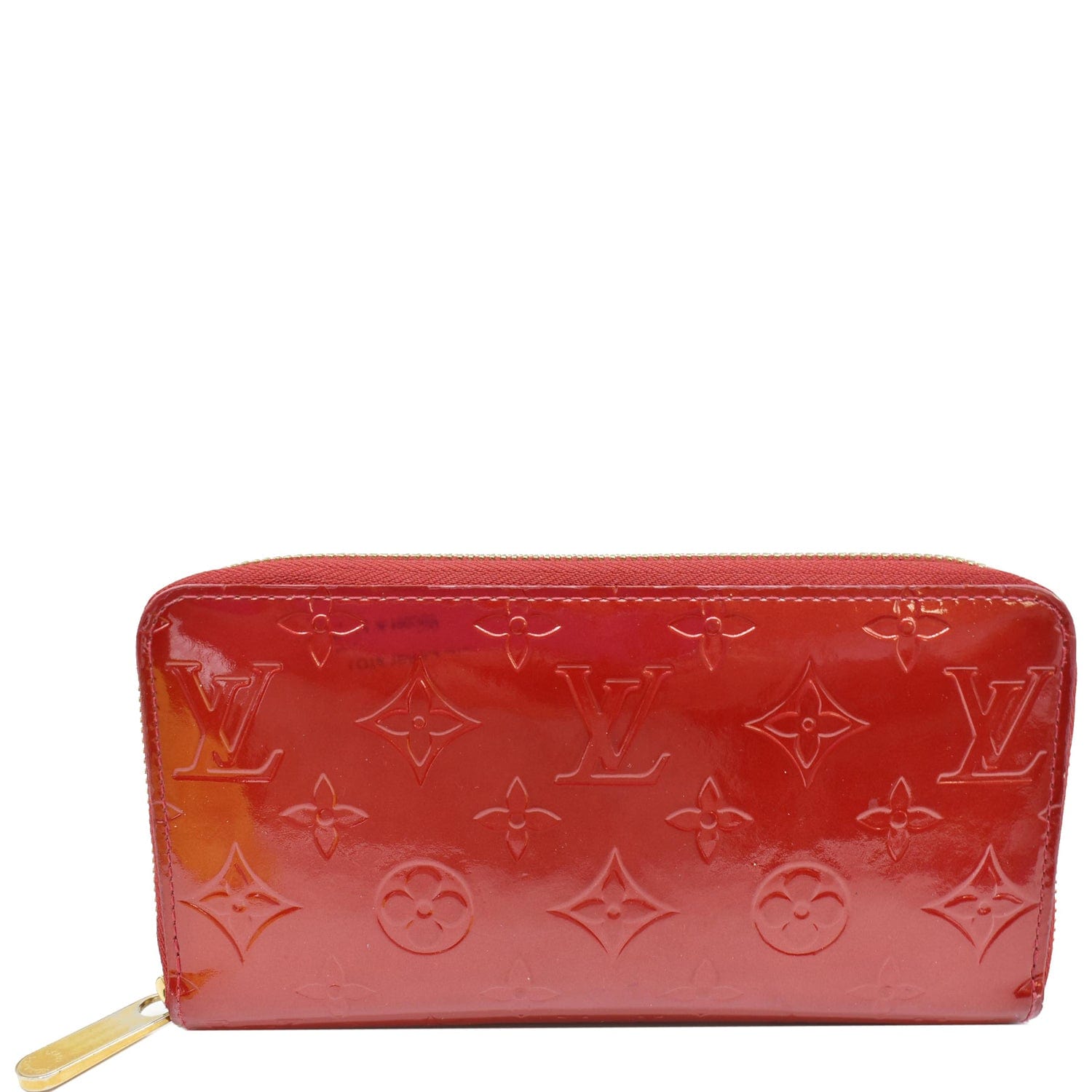 Louis Vuitton Vintage - Vernis Zippy Wallet - Red - Vernis Leather