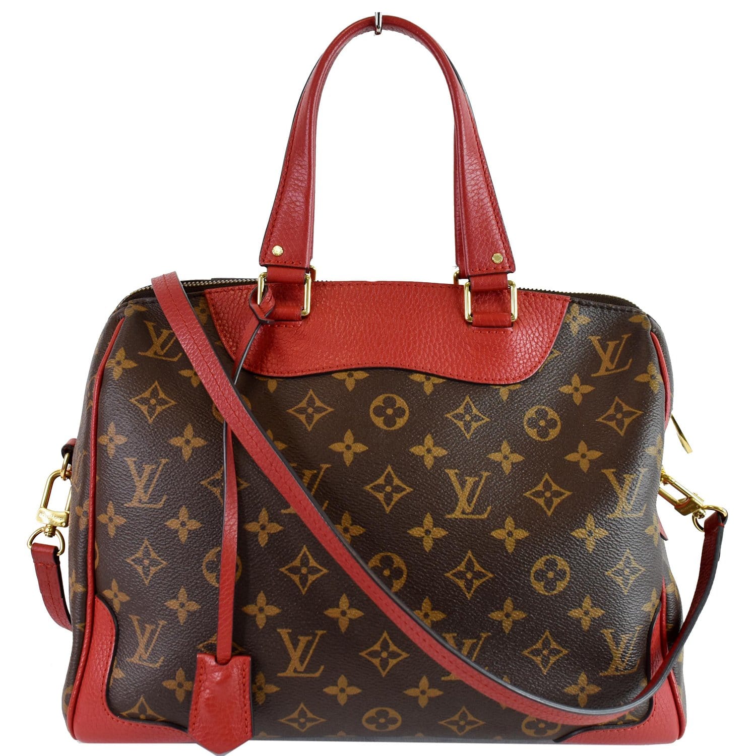 Louis Vuitton Retiro Shoulder Bag Monogram Canvas PM 2Way Carry