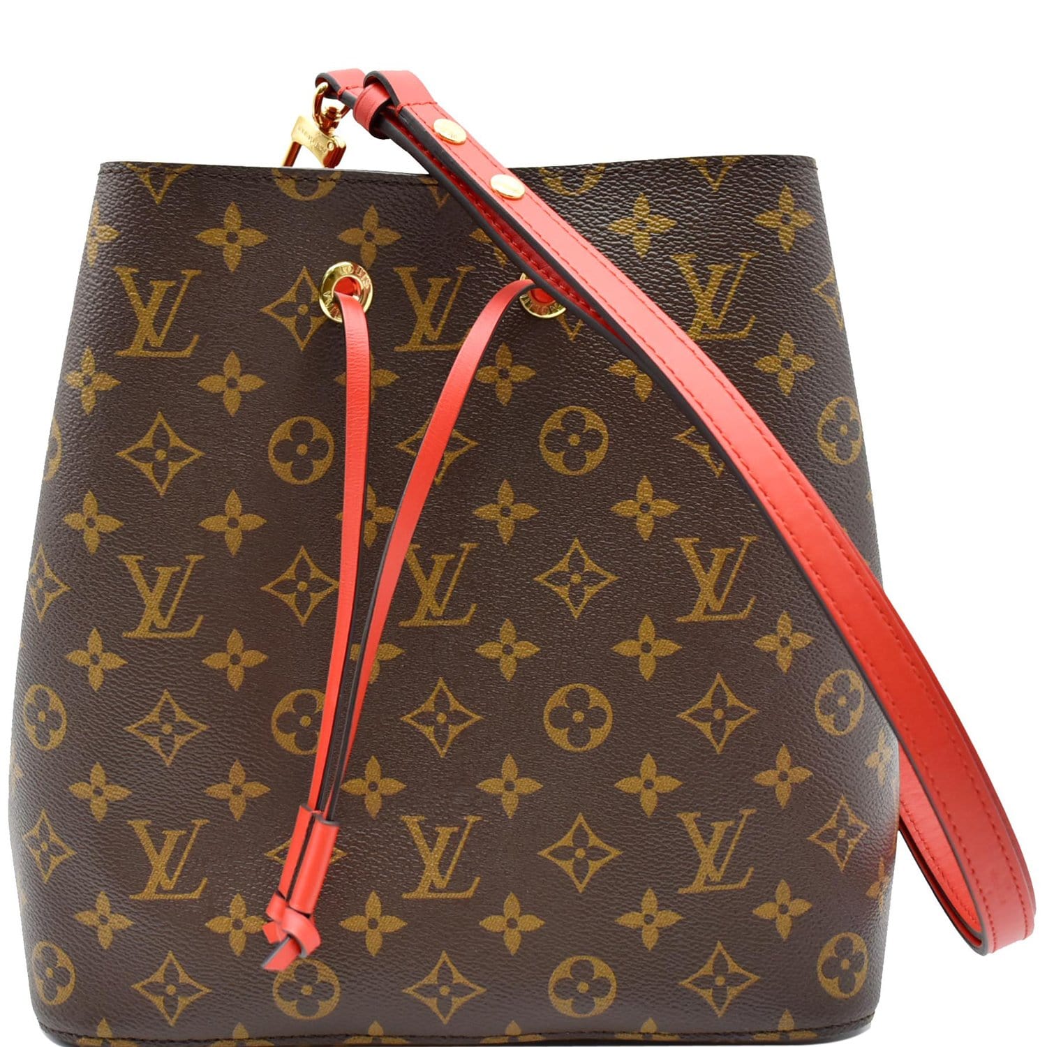 Louis Vuitton NeoNoe Monogram Brown/Coquelicot - US