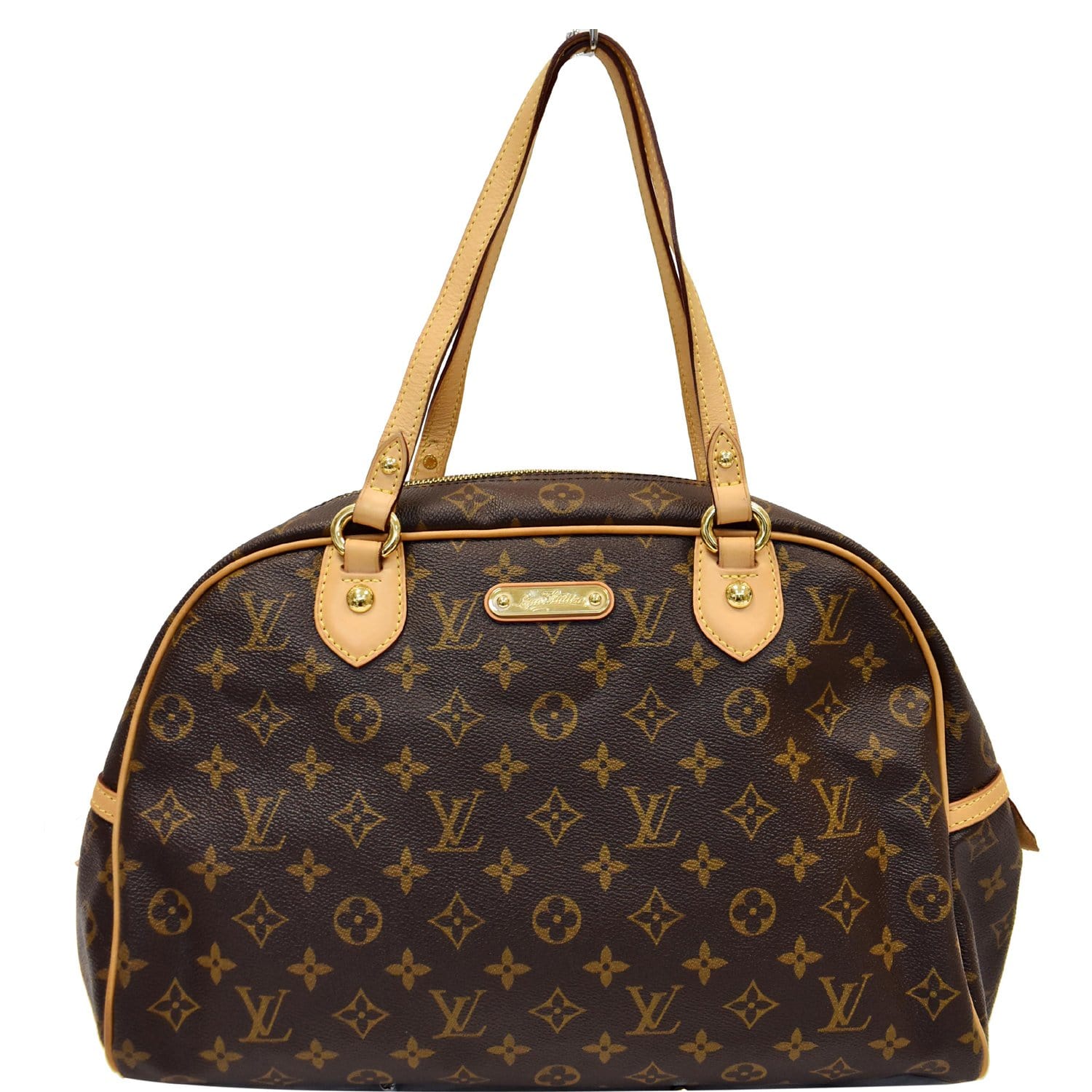 Louis Vuitton Montorgueil Handbag Monogram Canvas GM Brown 2365457