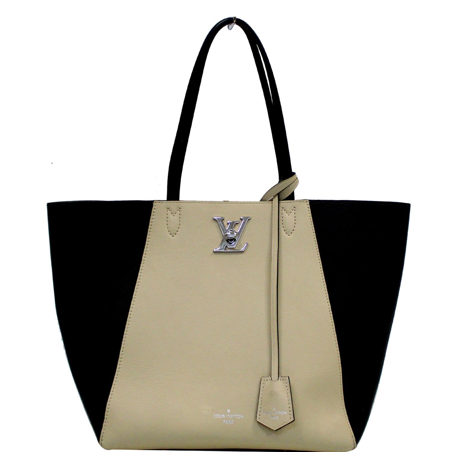 Louis Vuitton, Bags, Louis Vuitton Lockme Cabas Vanille Noir Bag