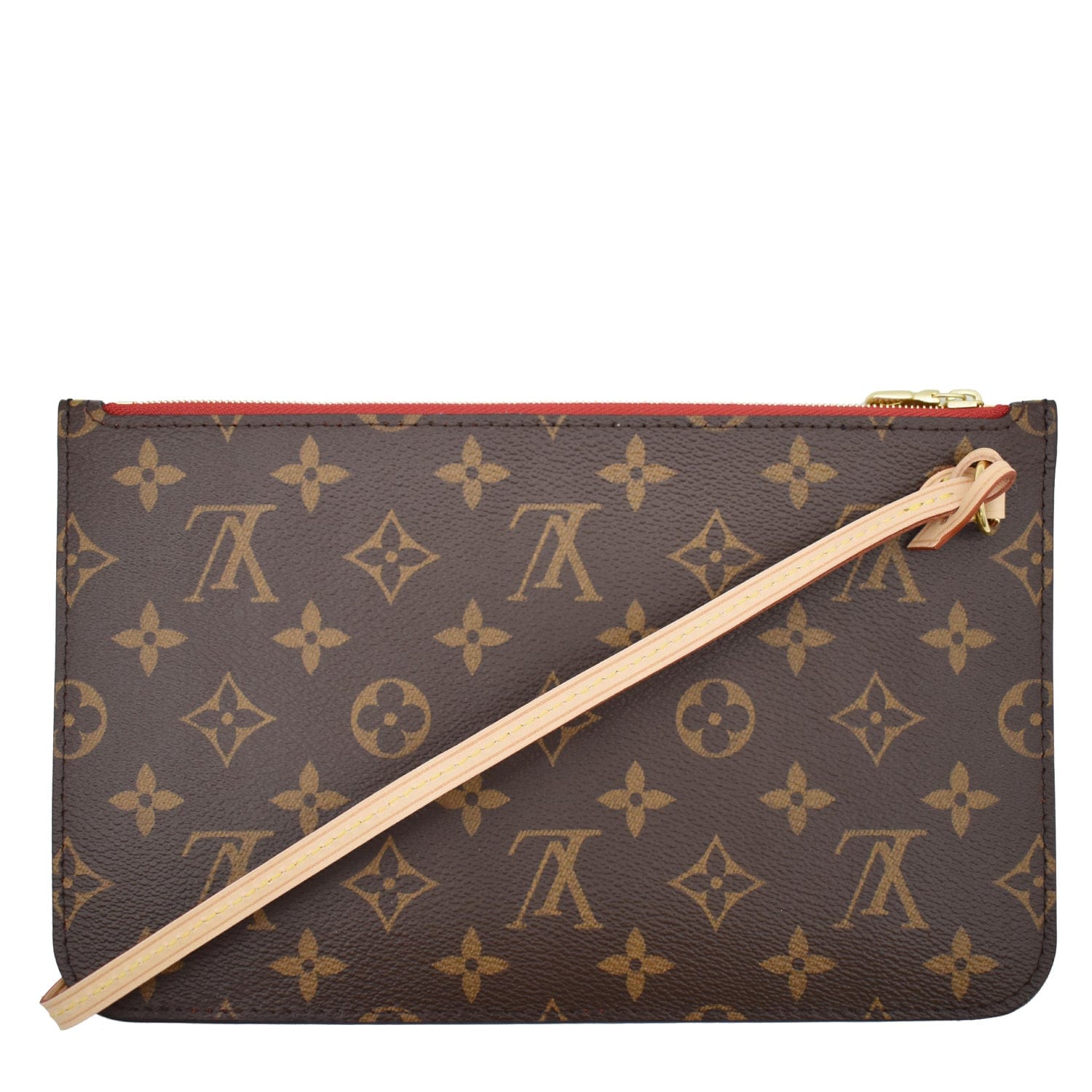 LOUIS VUITTON brown Monogram Canvas EVA Clutch Bag at 1stDibs