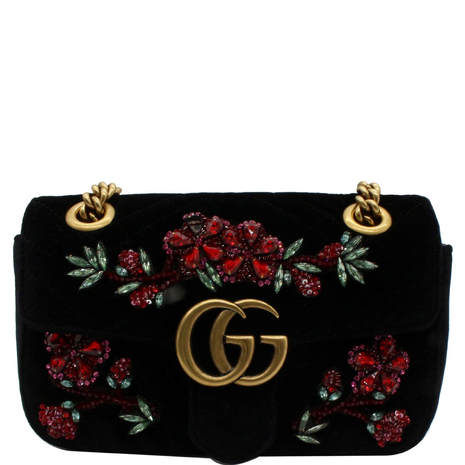 Gucci Chest Embroidered Logo Velvet Mini Dress & Dust Bag ** 20% Off **