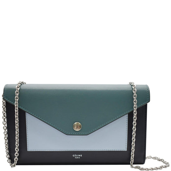 Celine Pocket Envelope Chain Bag L