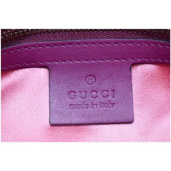 GUCCI GG Marmont Velvet Small Shoulder Bag Purple 443497