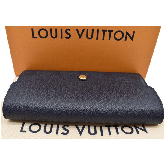 Louis Vuitton Monogram Sarah Empreinte NM Beige Leather Wallet