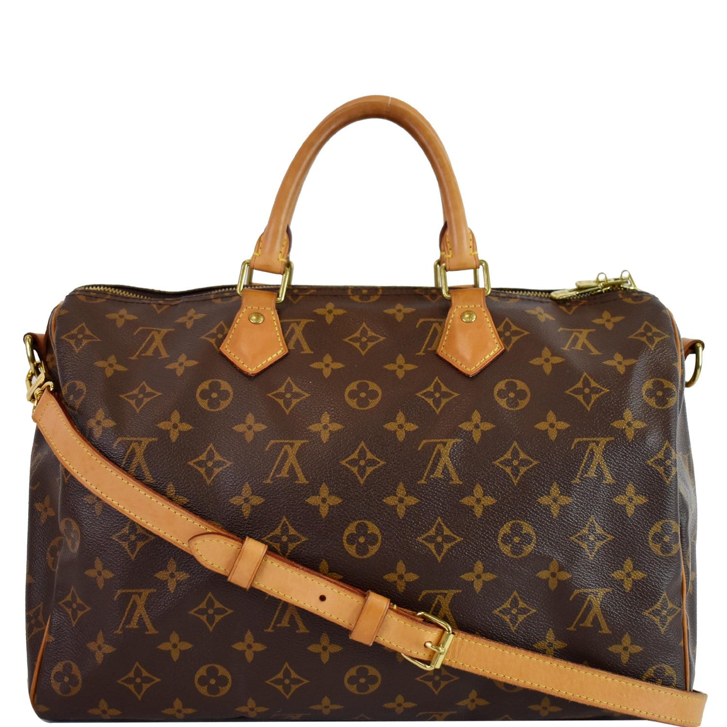 LOUIS VUITTON Monogram Canvas Speedy Bandouliere 35 Bag