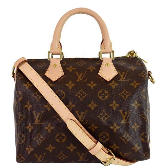 Louis Vuitton Speedy Bandouliere 25 Black in Econyl/Coated Canvas with  Gold-tone - US