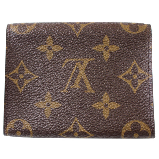 Louis Vuitton Monogram Coated Canvas Double-Sided Business Card Holder