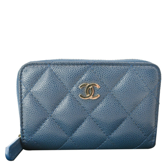 chanel wallet blue