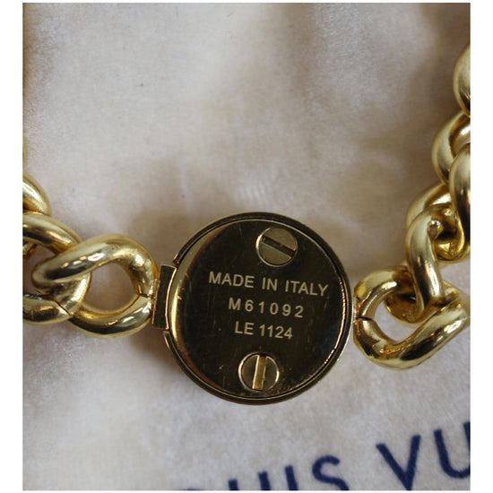 Necklace Louis Vuitton Gold in Metal - 37376939