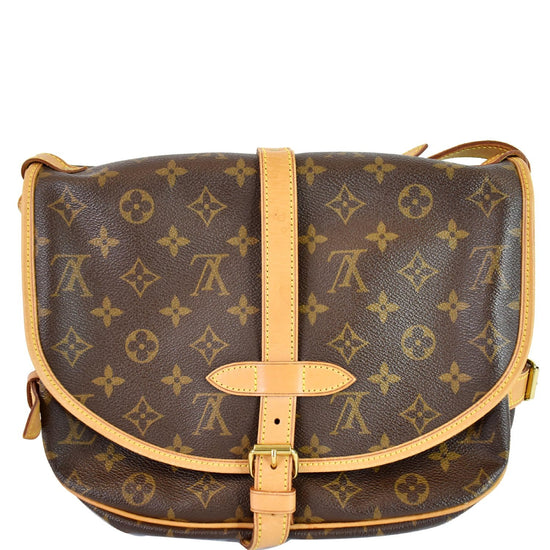 Louis Vuitton Saumur BB in Monogram Coated Canvas with Gold-tone - US