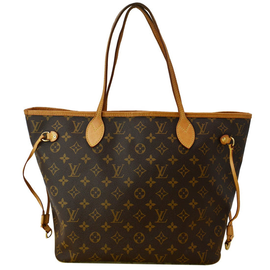 Louis Vuitton Neverfull MM Tote Bag in Beige Monogram Canvas — UFO No More