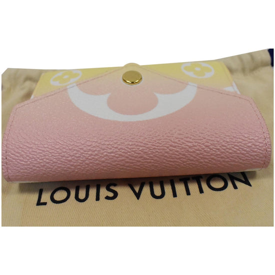 LOUIS VUITTON Monogram Victorine Compact Wallet Pink - 15% OFF
