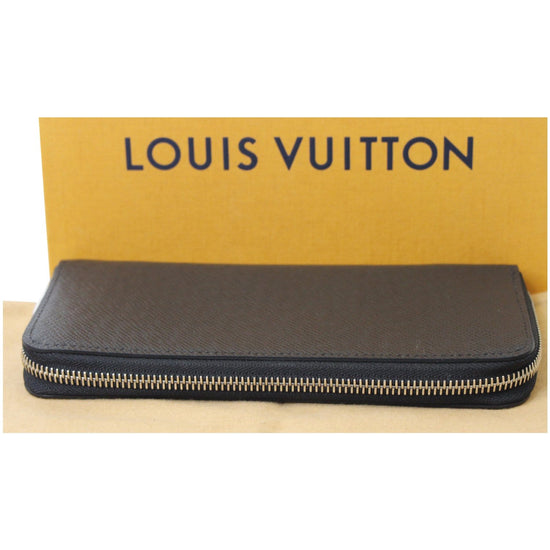 Louis Vuitton Zippy Dragonne Wallet Taiga Leather Black 236124223