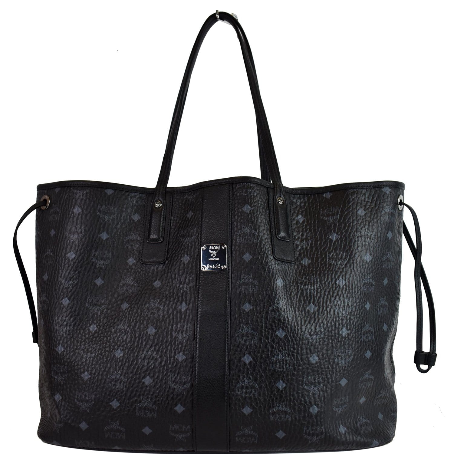 MCM Visetos Shopper Tote - Black Totes, Handbags - W3050295