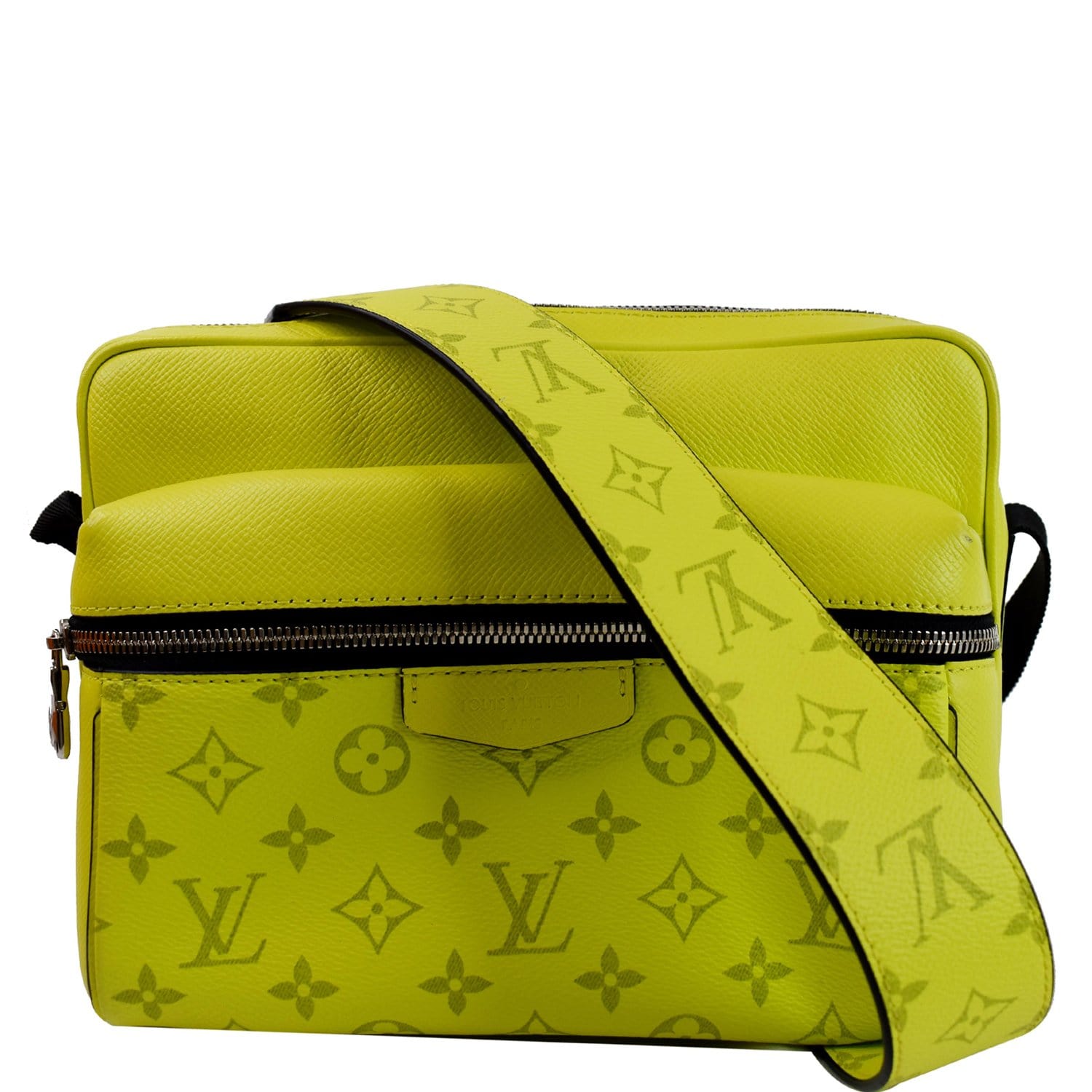 Louis Vuitton Outdoor Messenger Monogram  Taiga Pine Green in Taiga  Leather/Coated Canvas with Silver-tone - US