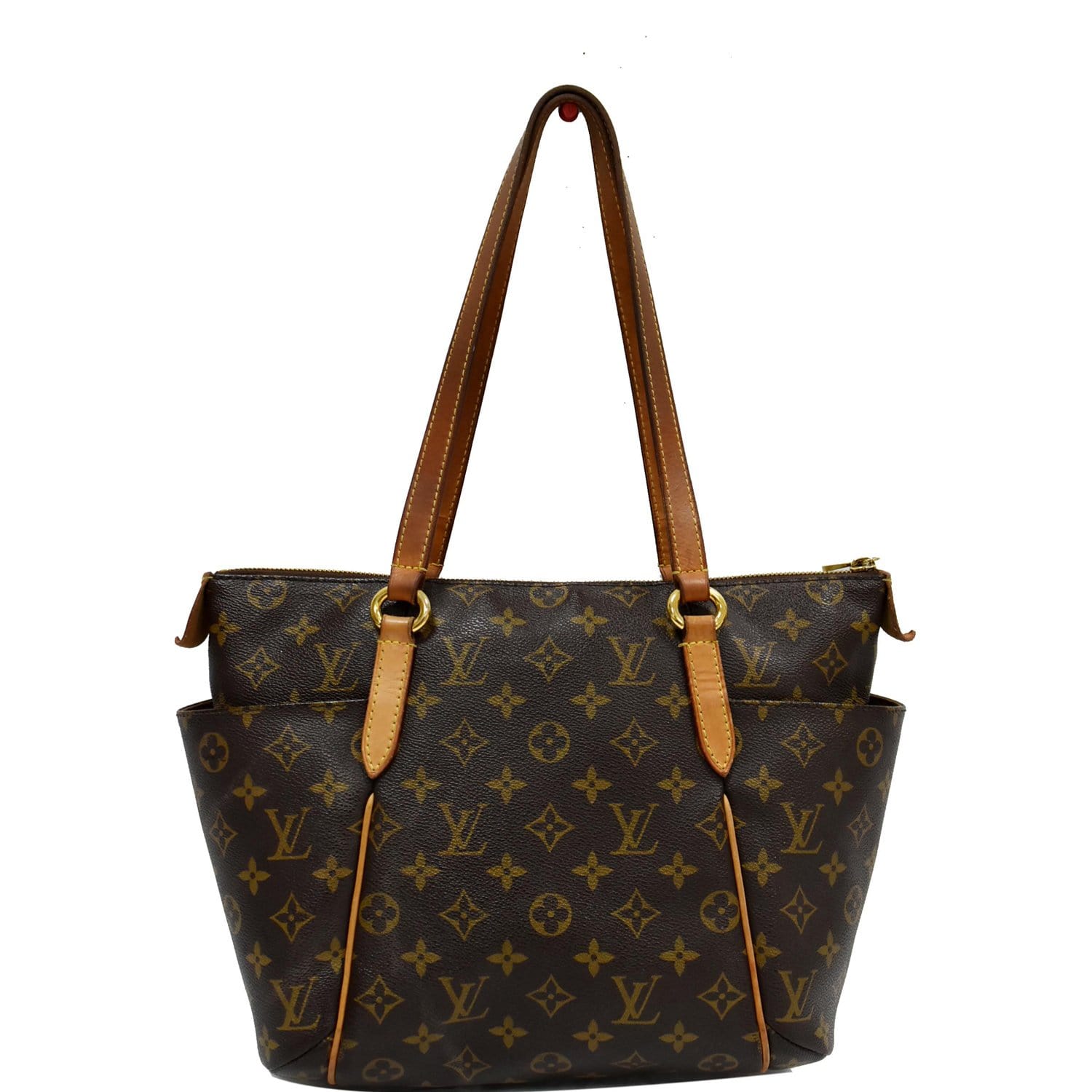 Louis Vuitton On My Side PM Camel Brown Leather/Canvas Shoulder bag M5990  w/Box