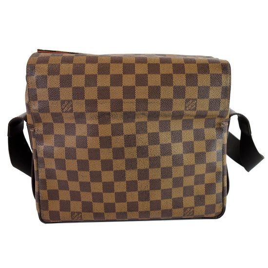 Louis Vuitton Vintage - Damier Ebene Naviglio Bag - Brown - Damier Canvas  and Leather Handbag - Luxury High Quality - Avvenice