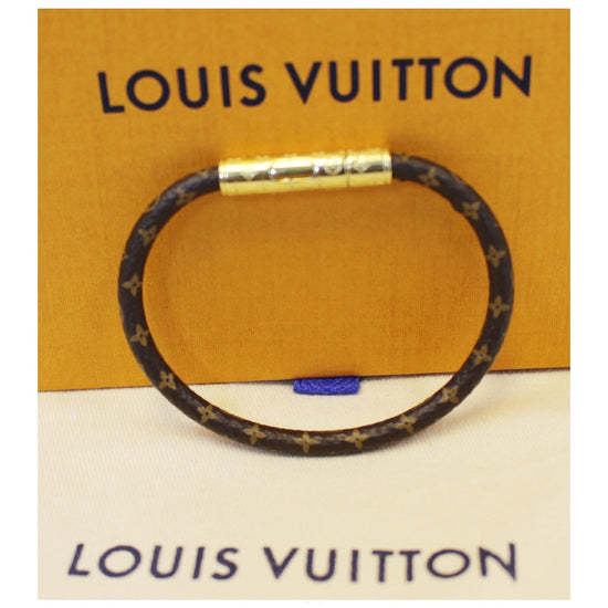 Louis Vuitton Daily Confidential Bracelet Monogram Canvas and Leather with  Metal Black 1316051