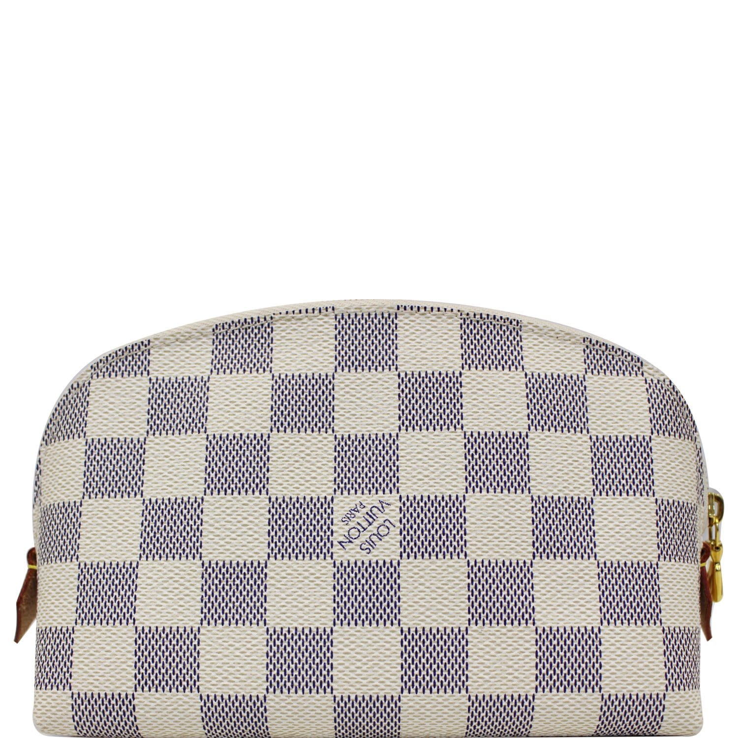 BRAND NEW!! AUTH MADE IN FRANCE Louis Vuitton Cosmetic Pouch PM Damier Azur