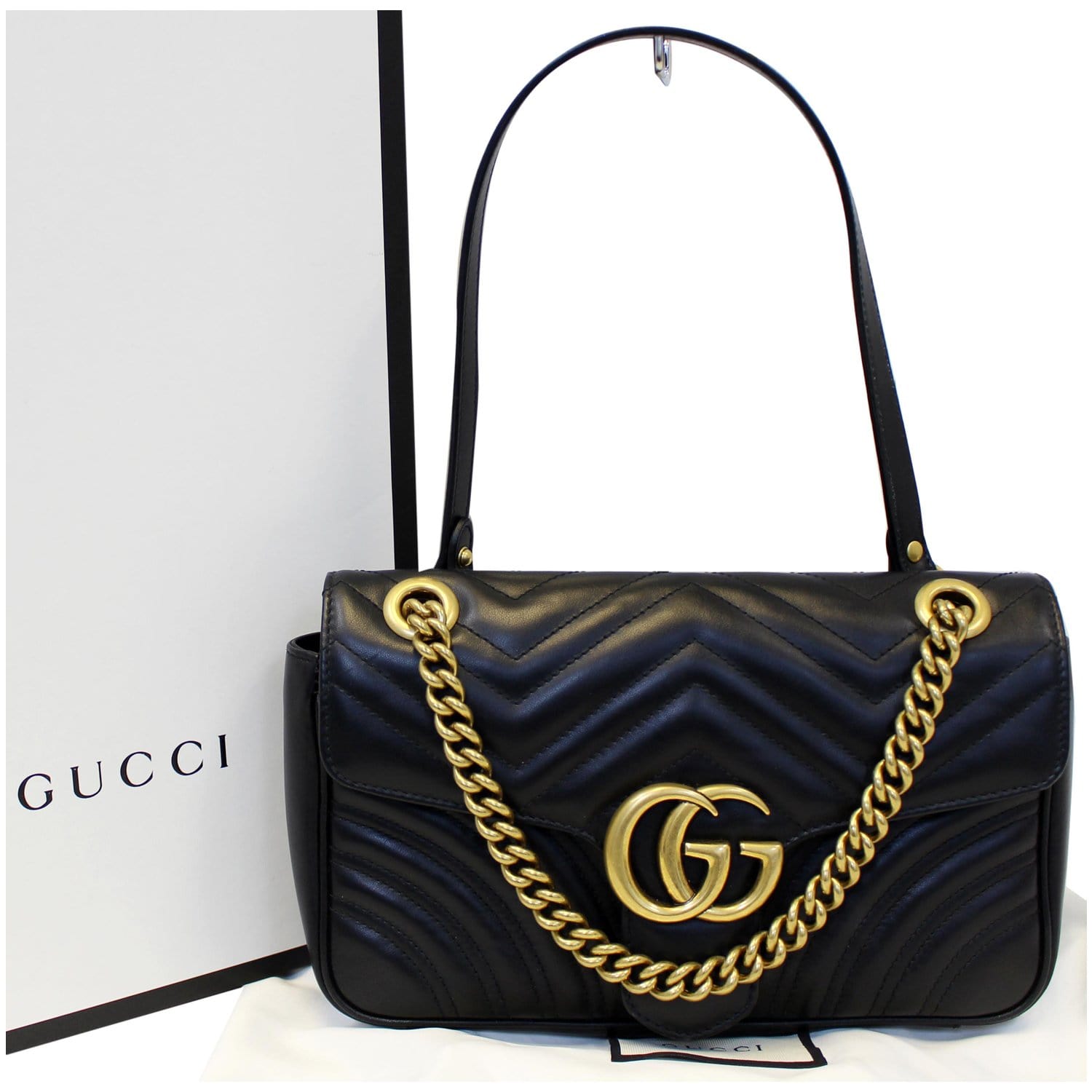 Gucci GG Marmont Small Matelasse Leather Crossbody Bag