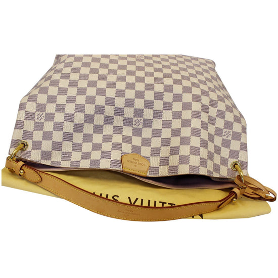 LOUIS VUITTON Damier Azur Graceful MM Rose Ballerine 1275000